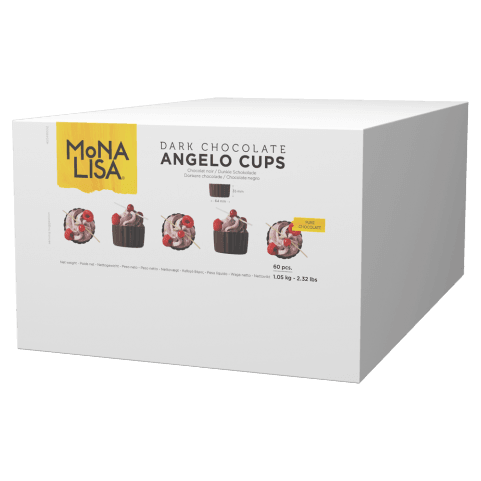 Mona Lisa -Dark Chocolate Angelo Cups - 60 / Case - Bulk Mart
