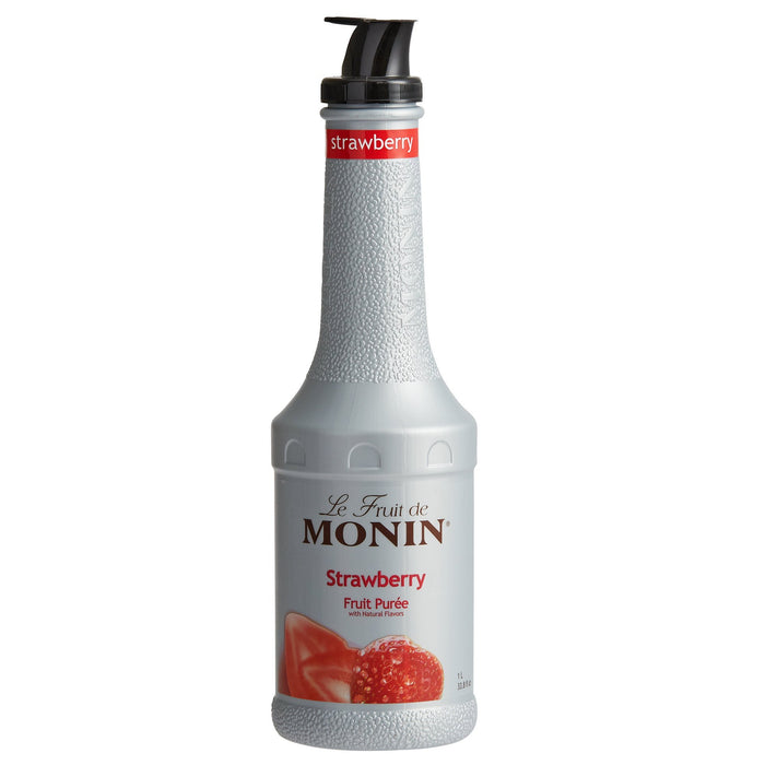 Monin - Strawberry Fruit Puree - 1 L - Bulk Mart