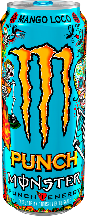Monster Energy - Mango Loco punch Juice - 12 x 473 ml - Bulk Mart
