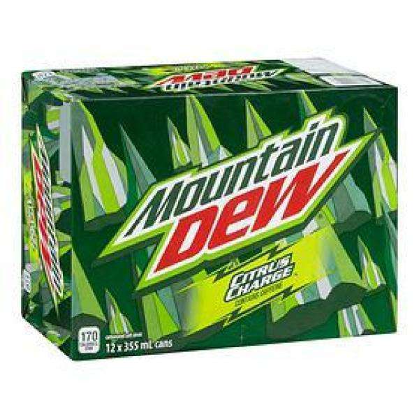 Mountain Dew - Original Soda - 12 x 355 ml - Bulk Mart