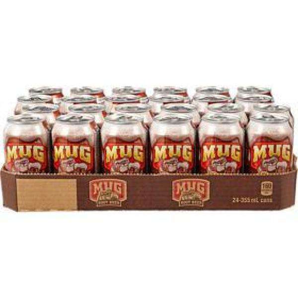 Mug Root Beer - Original Soda - 24 x 355 ml - Bulk Mart