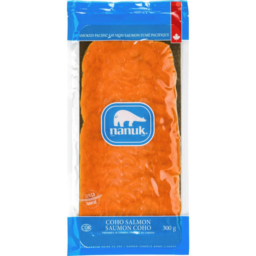 Nanuk - Sliced Smoked Coho Salmon - 300 g - Bulk Mart