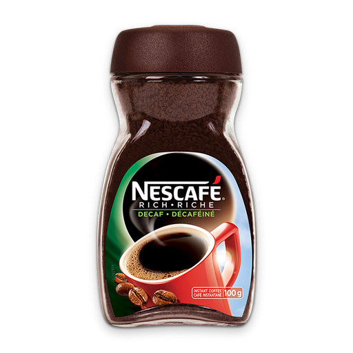 Nestle Nescafe - Rich Decaf Instant Coffee - 100 g - Bulk Mart
