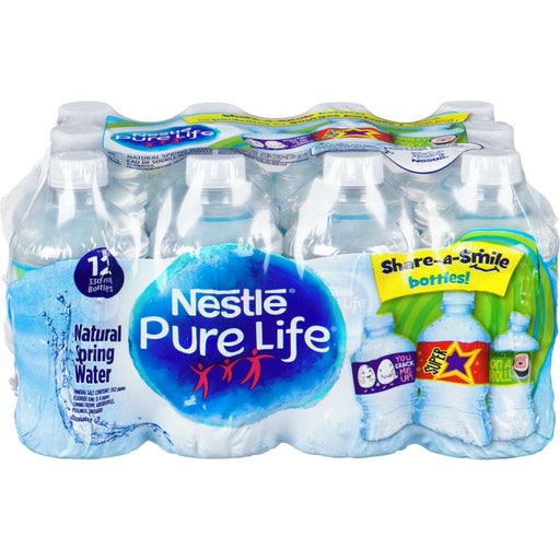 Nestle - Pure Life Natural Spring Water - 12 x 500 ml - Bulk Mart