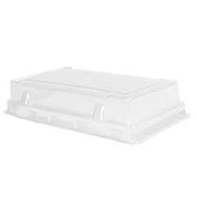 Novacart - 8" x 4" x 2" Optima Clear Lid for 7" Baking Mold - 50/pack - Bulk Mart
