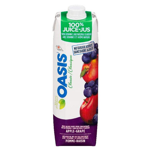 Oasis Classic - Apple Grape Juice - 12 x 960 ml - Bulk Mart