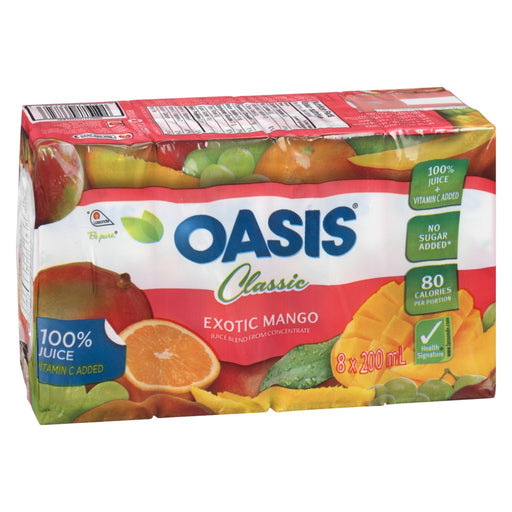 Oasis Classic - Exotic Mango Juice - 32 x 200 ml - Bulk Mart