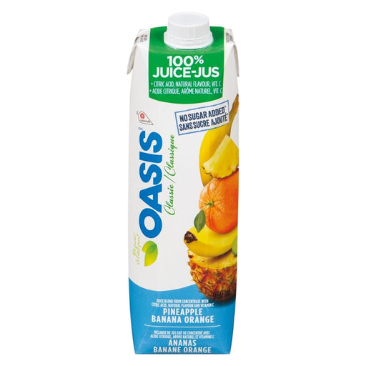 Oasis Classic - Pineapple Banana Orange - 12 x 960 ml - Bulk Mart