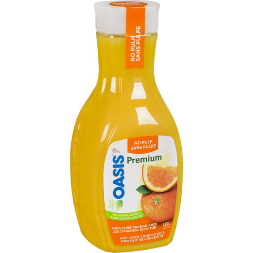 Oasis - Premium Organic Orange Juice Without Pulp - 1.65 L - Bulk Mart