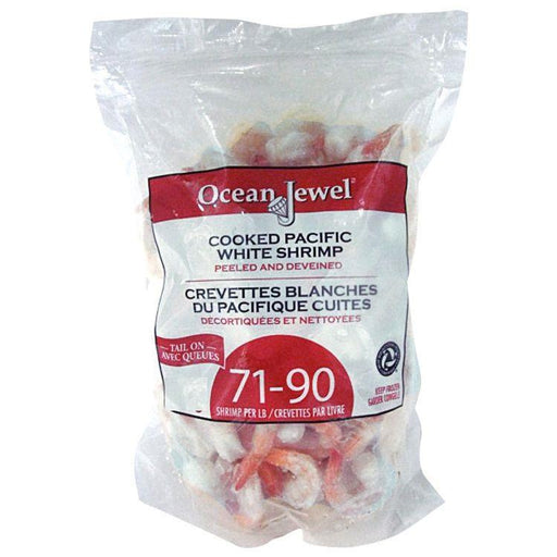 Ocean Jewel - Cooked Shrimp P&D Tail On 71-90 Count - 340 g - Bulk Mart