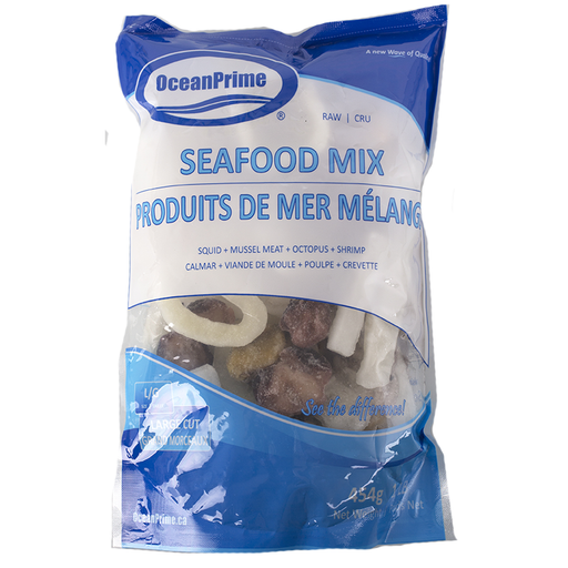 Ocean Prime - Seafood Mix Large Cut - 454 g - Bulk Mart