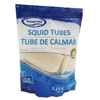 Ocean Prime - Squid Tubes - 2.5 Lbs - Bulk Mart