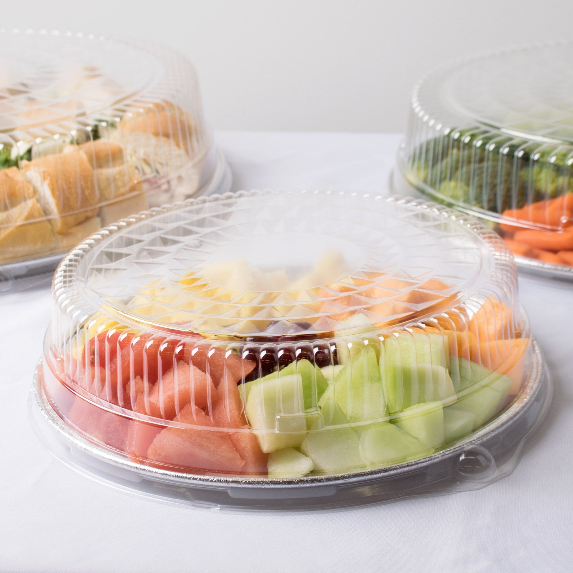 Round Aluminum Deluxe Catering Tray 18 Inch, Durable Serving Solution ...