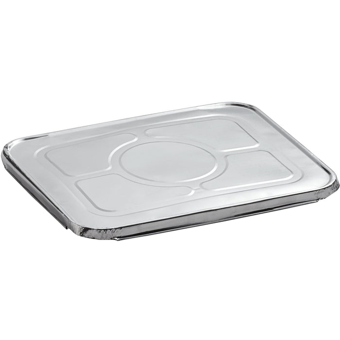 Pactiv - Foil Lids for Half Size Aluminum Pans Y101230 - 100/Case - Bulk Mart
