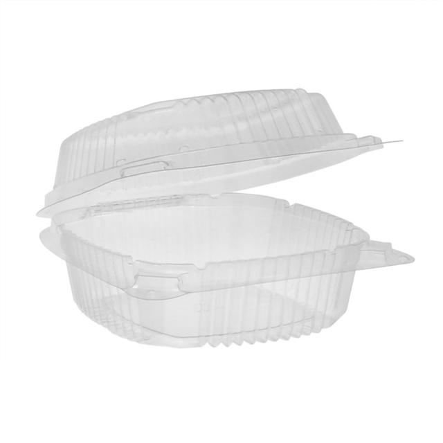 Pactiv - YCI81050 - 5" Clear Hinged Sandwich Container - 500/Case - Bulk Mart