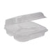Pactiv - YCI81123 - 8" Medium Clear Hinged Container 3 Compartment - 200/Case - Bulk Mart