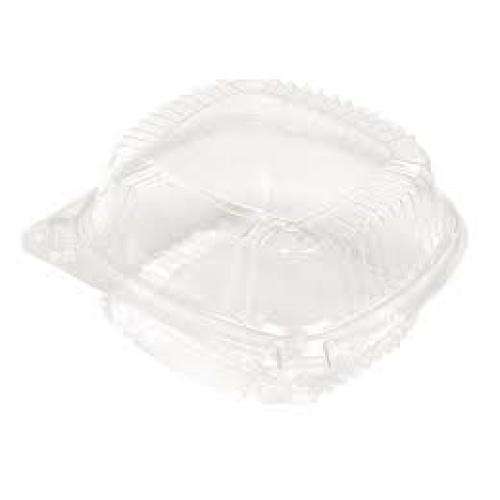 Pactiv - YCI81160 - 6" Clear Hinged Container - 125/Pack - Bulk Mart