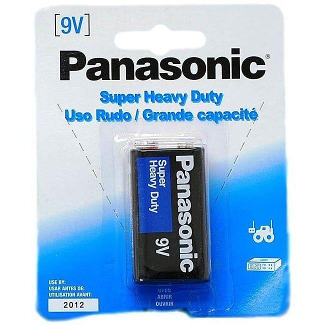 Panasonic - Super Heavy Duty 9 Volt Batteries - Each - Bulk Mart