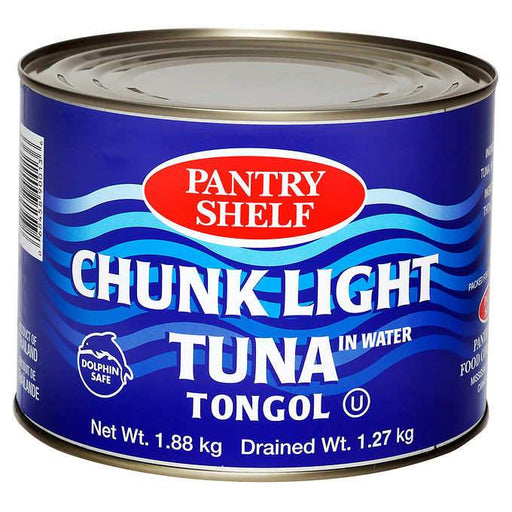 Pantry Shelf - Chunk Light Tongol Tuna In Water - 6 x 1.88 Kg - Bulk Mart