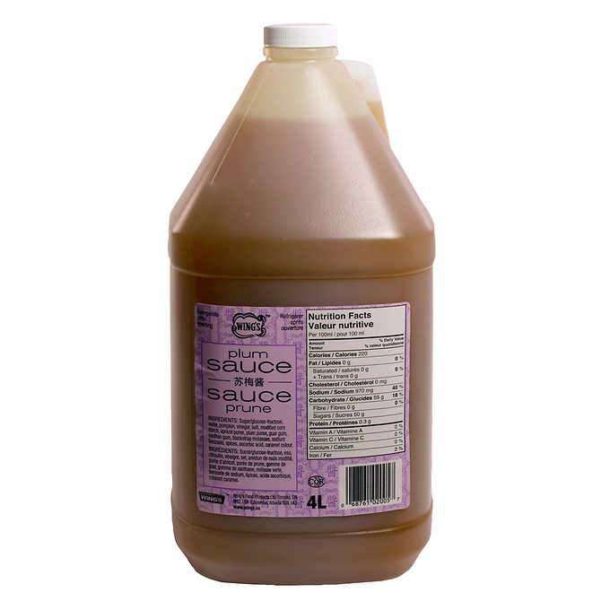 Plum Sauce 4L PC Wing's Wholesale Sauces Supplier Canada — Bulk Mart