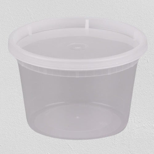 48-oz. Square Clear Deli Containers with Lids | Stackable, Tamper-Proof  BPA-Free Food Storage Containers | Recyclable Space Saver Airtight  Container