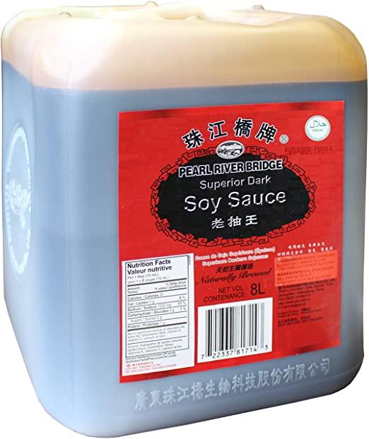 Pearl River Bridge - Superior Dark Soy Sauce - 8 L- BulkMart - Bulk Mart