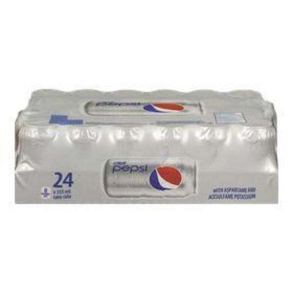 Pepsi - Diet Soda- 24 x 355 ml - Bulk Mart