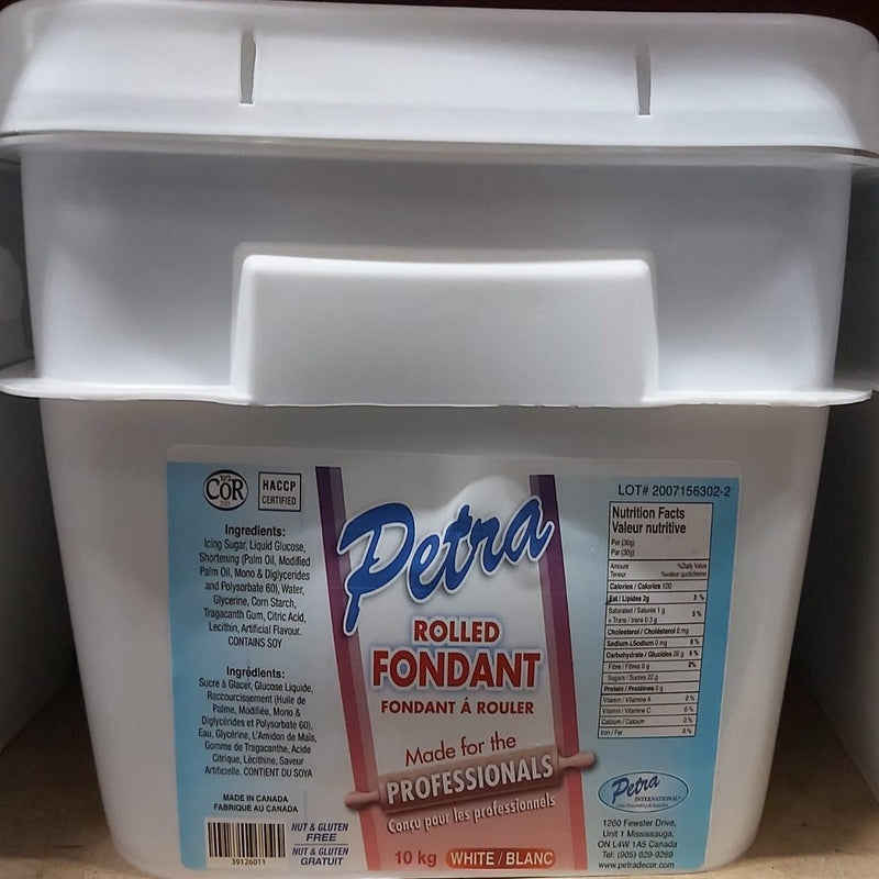 Petra - Rolled Fondant White - 10 Kg - Bulk Mart
