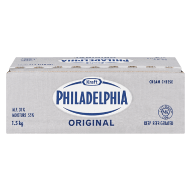 Philadelphia - Original Cream Cheese - 1.5 Kg - Bulk Mart