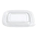Placon - SFLS-2 Clear Plastic Flat Lid For 8 - 16 Oz Bowl - 500/Case - Bulk Mart