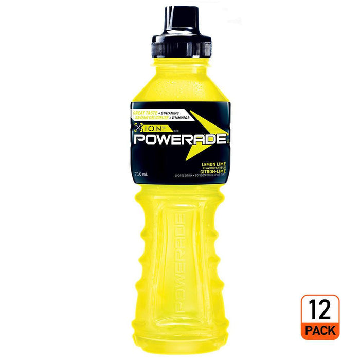 Powerade - ION4 Lemon Lime - 12 x 710 ml - Bulk Mart