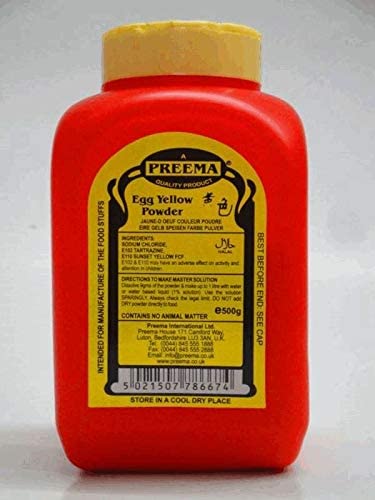 Preema - Egg Yellow Food Color Powder - 20 x 400 g - Bulk Mart