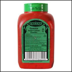 Preema - Green Food Color Powder - 20 x 400 g - Bulk Mart