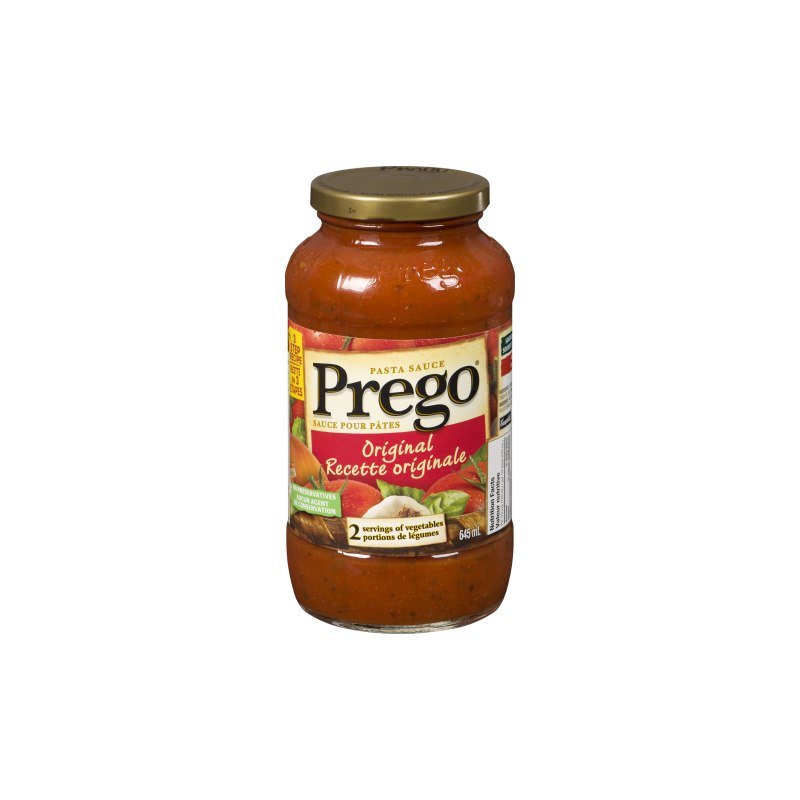 Prego - Original Pasta Sauce - 645 ml - Bulk Mart