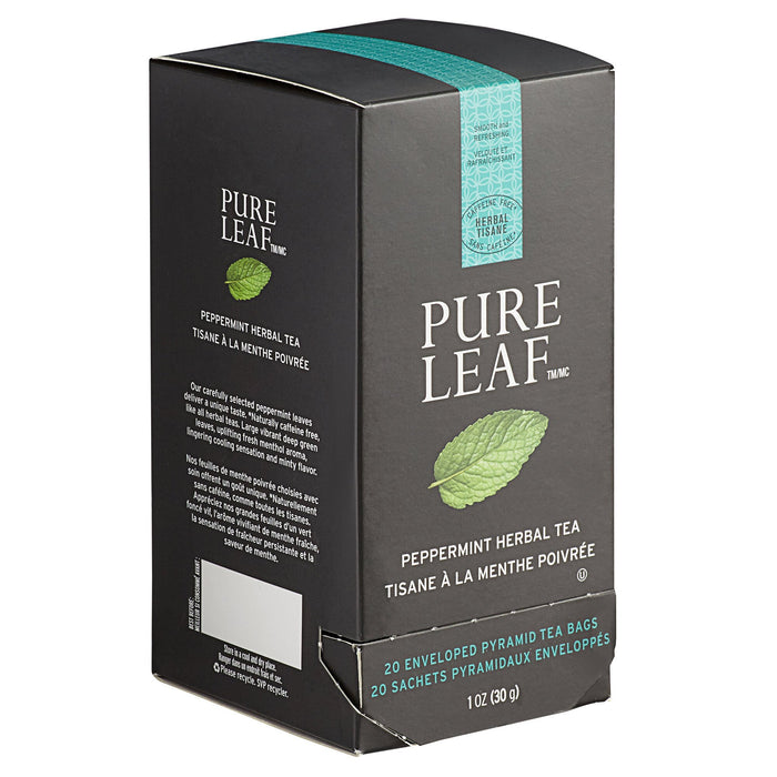 Pure Leaf - Peppermint Herbal Tea Bags - 20 / Pack - Bulk Mart