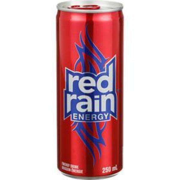 Red Rain - Original Energy Drink - 24 X 250 Ml - Red Rain