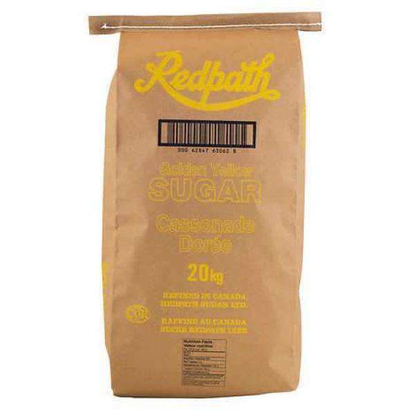 Redpath - Golden Yellow Sugar - 20 Kg - Bulk Mart