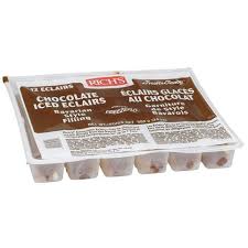 Rich's - Chocolate Iced Eclairs Bavarian Cream Filling - 4x12pcs/Case - Bulk Mart