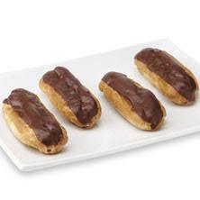 Rich's - Chocolate Iced Eclairs Bavarian Cream Filling - 4x12pcs/Case - Bulk Mart