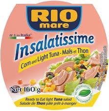 Rio Mare - Insalatissime Corn And Light Tuna Salad - 160 g - Bulk Mart