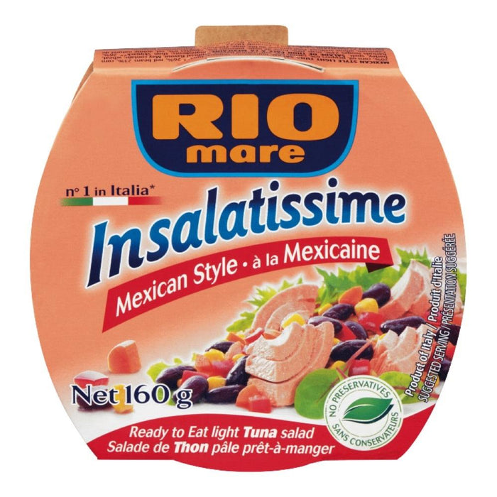 Rio Mare - Insalatissime Mexican Style Light Tuna Salad - 18 x 160 g - Bulk Mart