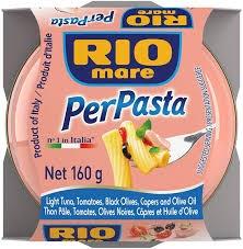 Rio Mare - Light Tuna Tomatoes Black Olives Capers & Olive Oil - 48 x 160 g - Bulk Mart