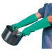Ronco - 13" Nitrile Gloves Green Large Heavy Duty 11 mil - 12 / Pack - Bulk Mart