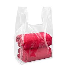 S3 Clear - Low Density T-Shirt Shopping Bags 17"x 20"- 1000/Case - Bulk Mart