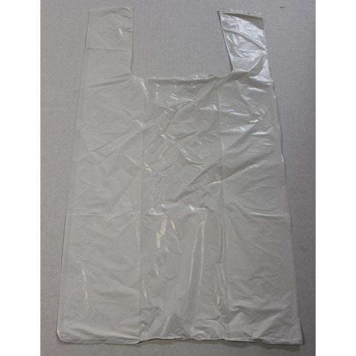 S4 White - Low Density T-Shirt Shopping Bags 18"x 21"- 1000/Case - Bulk Mart