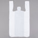 S6 White - Low Density T-Shirt Shopping Bags 20" x 23"- 1000/Case - Bulk Mart