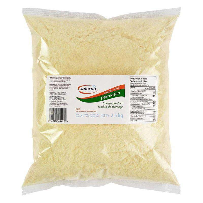 Salerno - Grated Parmesan - 2.5 Kg - 22% Moisture - Bulk Mart