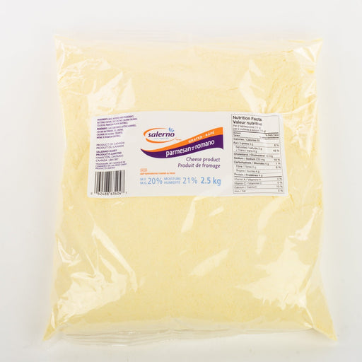 Salerno - Grated Parmesan Romano Cheese - 2.5 Kg - Bulk Mart