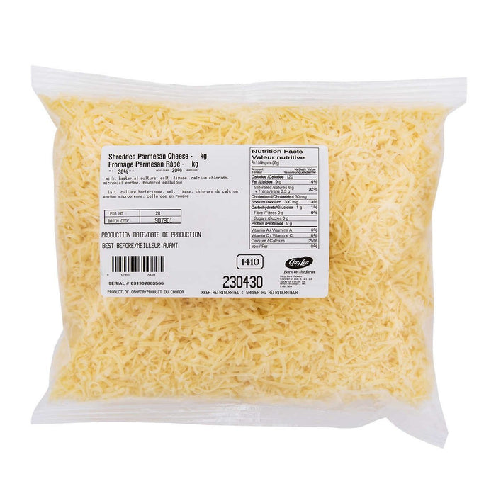 Salerno - Shredded Parmesan - 2.25 Kg - Bulk Mart