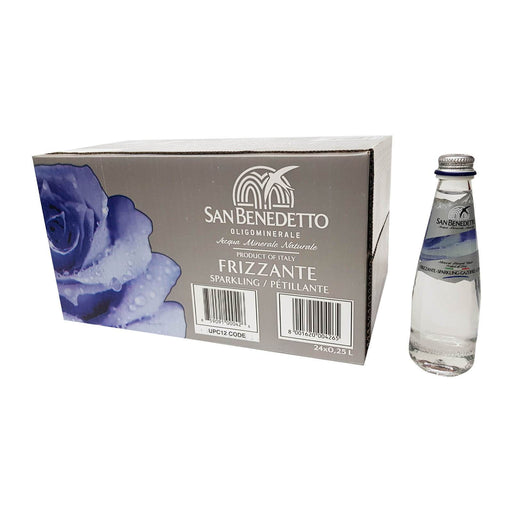 San Benedetto - Sparkling Mineral Water Glass - 24x250 ml - Bulk Mart